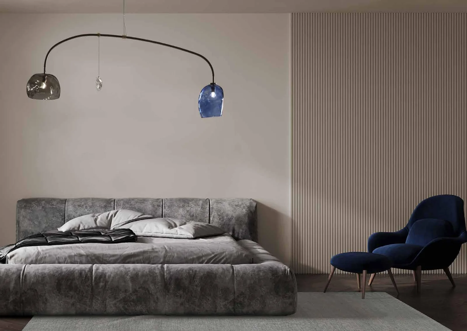 Suspension Equilibrio de Patrizia Volpato dans un intérieur contemporain